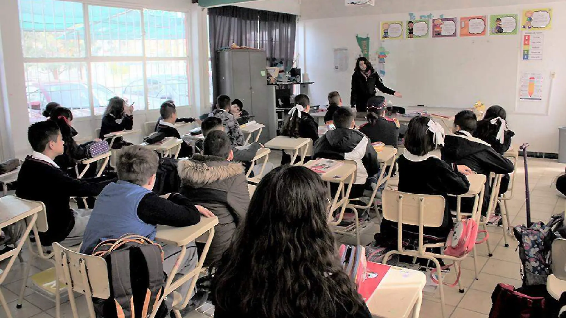 Niños en salón de clases